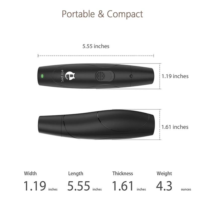 ELS USB Rechargeable Pet Paws Nail Care Device