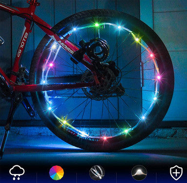 Glowing LED Bicycle Wheel Light Cycling Accessories