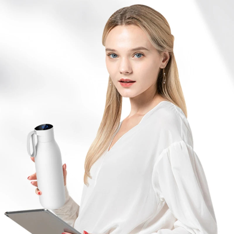 Single Wall 750ml Camping Water Bottle UVC Yogo Bottle Stainless Steel  Gift Cup With UV LED Self-Cleaning Disinfection System
