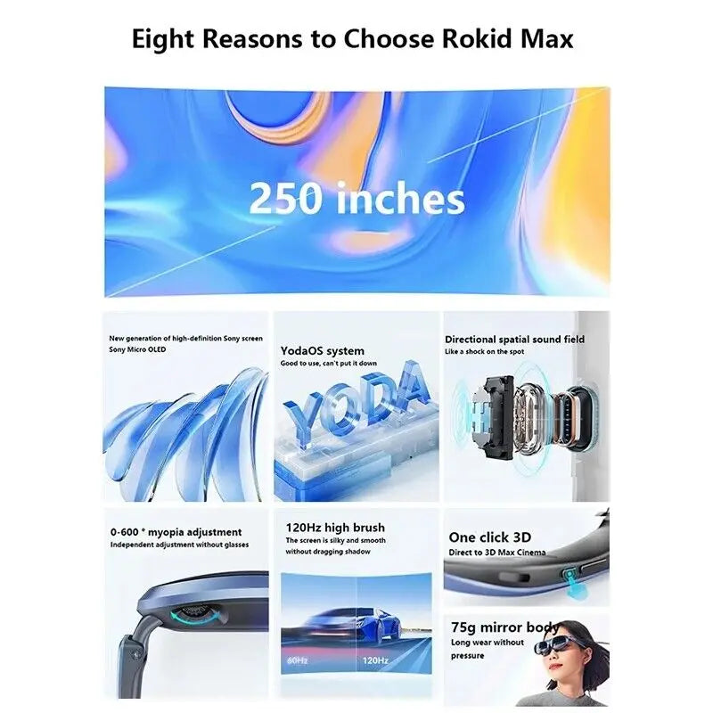 Rokid Max AR Joy 3D Smart Glasses