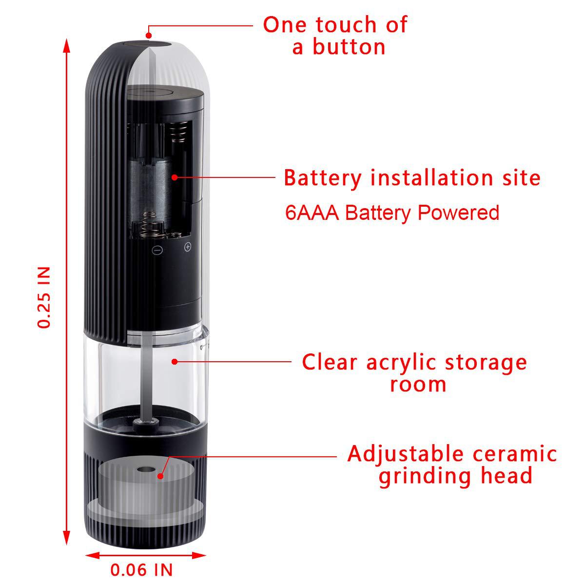 Electric Salt & Pepper Grinder - The Online Oasis