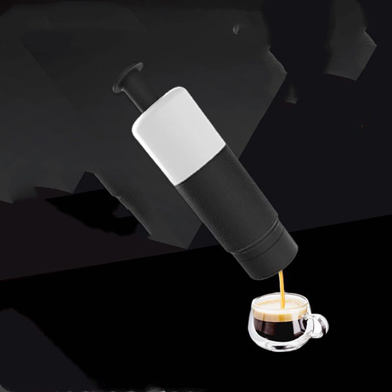 Manual Coffee Maker Machine Hand Pressure Portable Capsules Coffee Machine - The Online Oasis