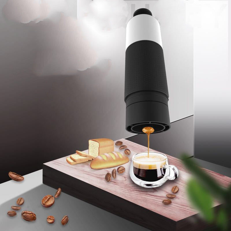 Manual Coffee Maker Machine Hand Pressure Portable Capsules Coffee Machine - The Online Oasis