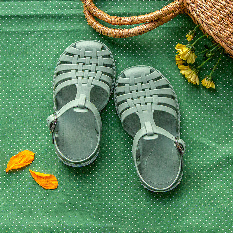 New Summer Children's Princess Children's Soft-Soled Baby Baotou Princess Shoes - The Online Oasis