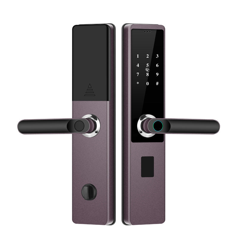 One Grip Fingerprint Lock Household Anti-theft Door Wooden Door Password Lock - The Online Oasis