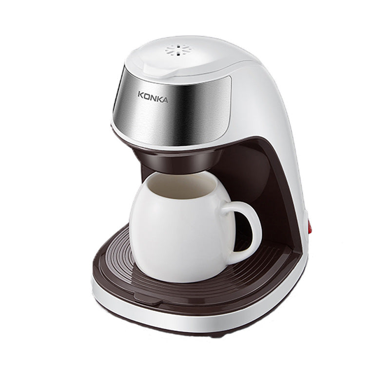 New Coffee Machine Fully Automatic Home Office Mini American Small Portable Coffee Maker - The Online Oasis