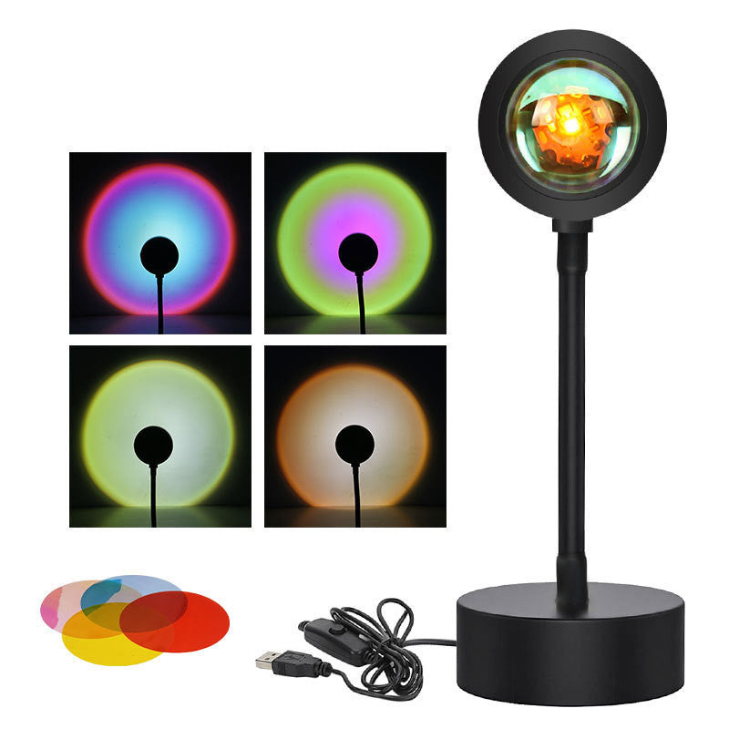 Sunset Projection Lamp Sunset Projector Night Light Wall Decoration Lighting - The Online Oasis