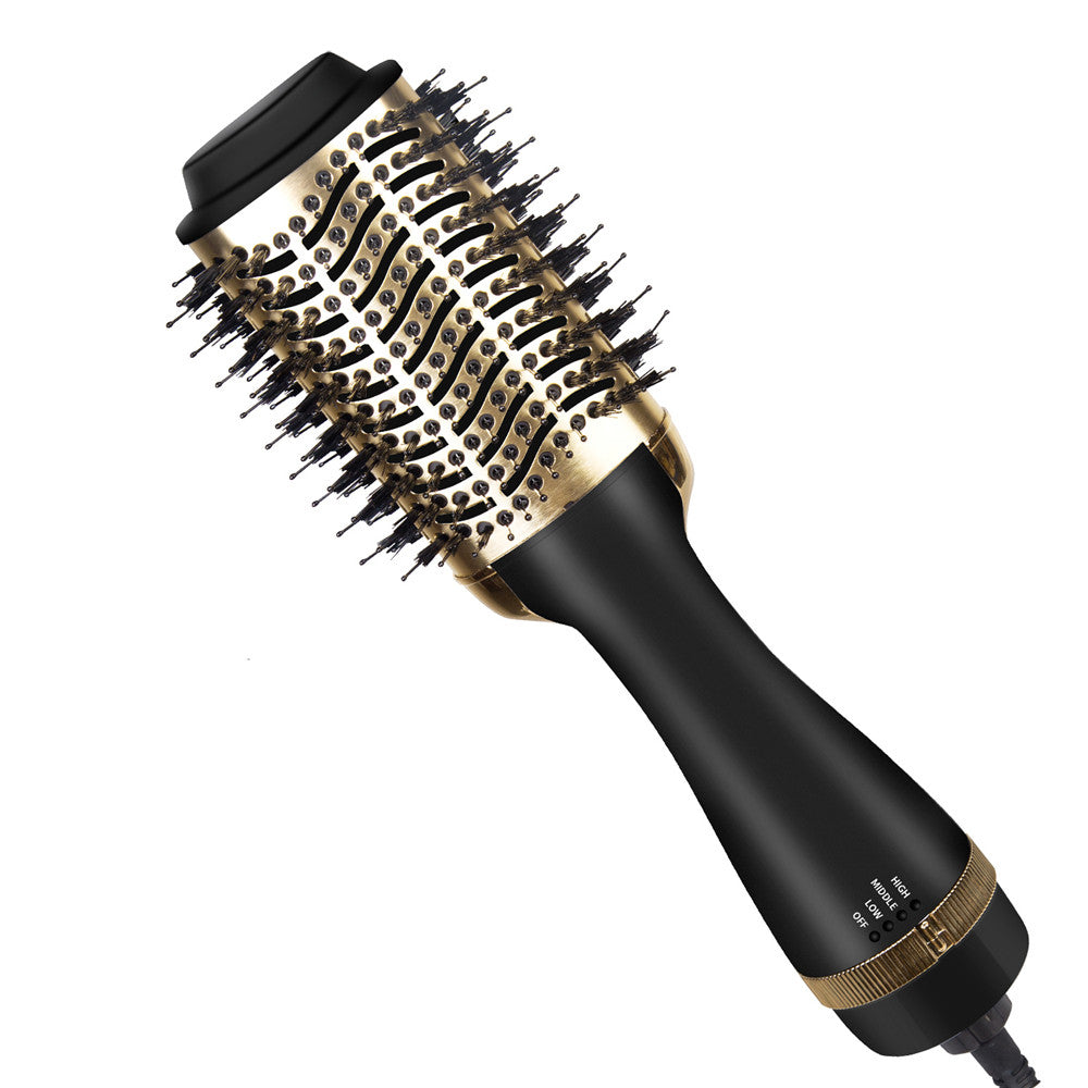 One-Step Electric Hair Dryer Comb Multifunctional Comb Straightener Hair Curling - The Online Oasis