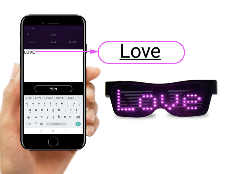 Multicolor Party LED Glasses Dynamic Flashing LED Glasses - The Online Oasis