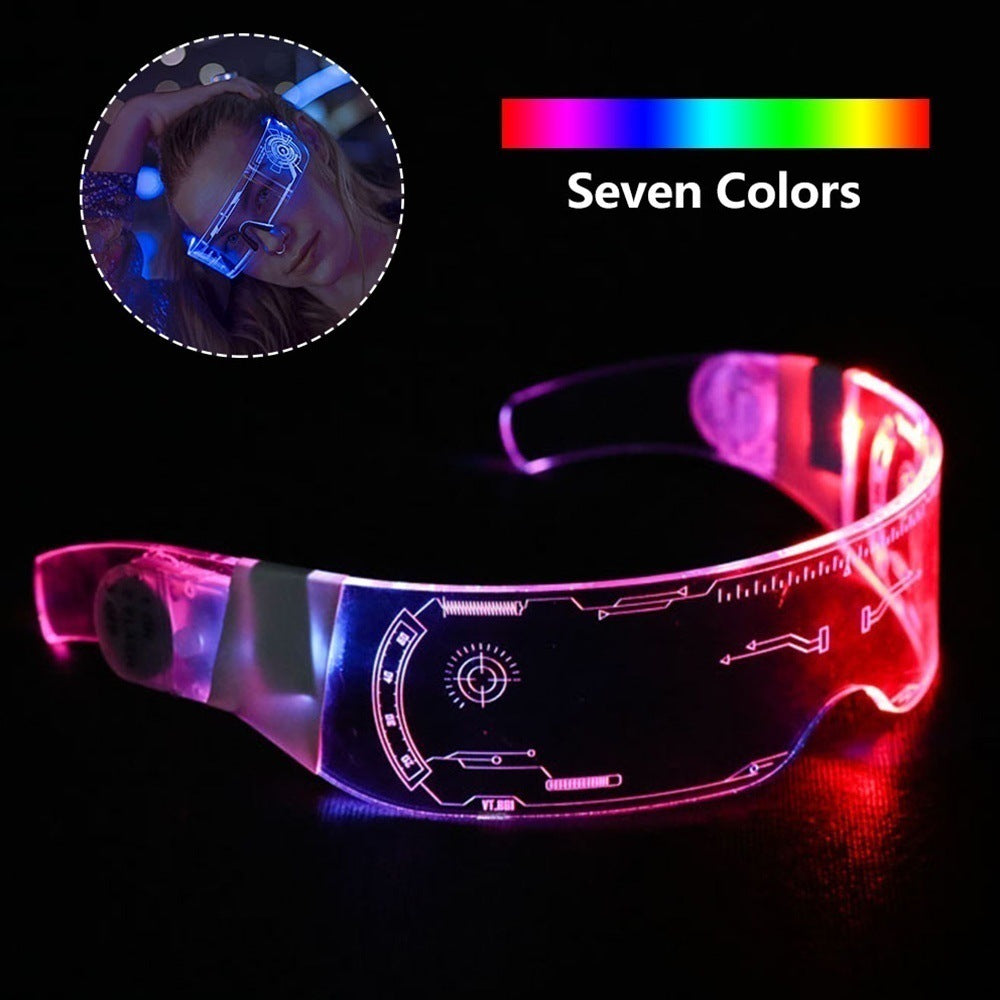 LED Luminous Glasses Christmas Party Goggles - The Online Oasis