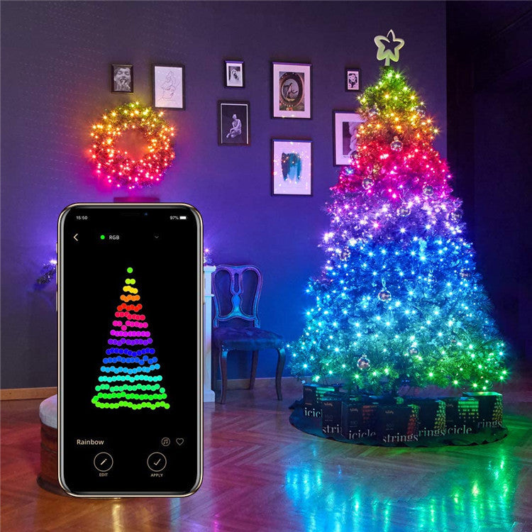 Bluetooth point control Christmas decoration lights - The Online Oasis