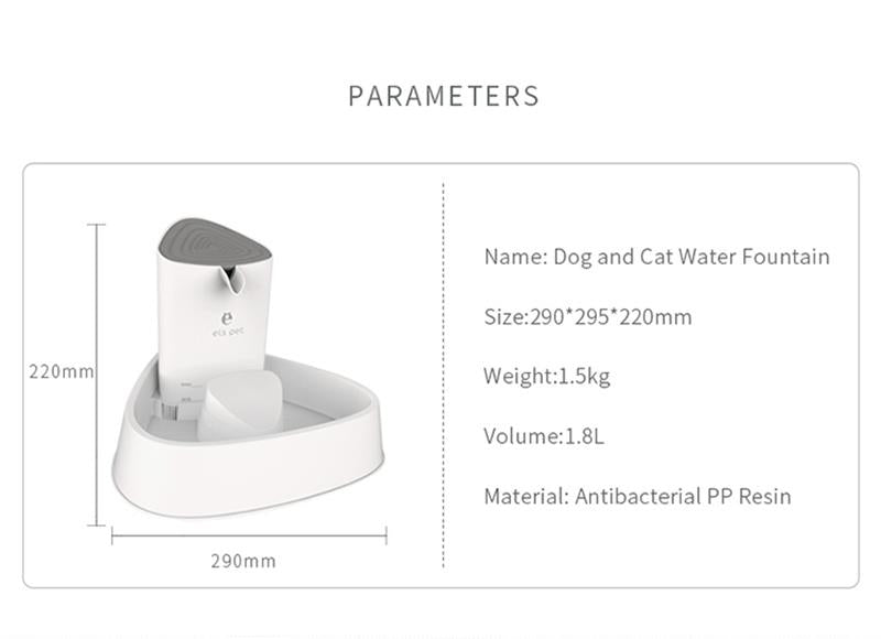 Smart Pet Dog/Cat Water Fountain