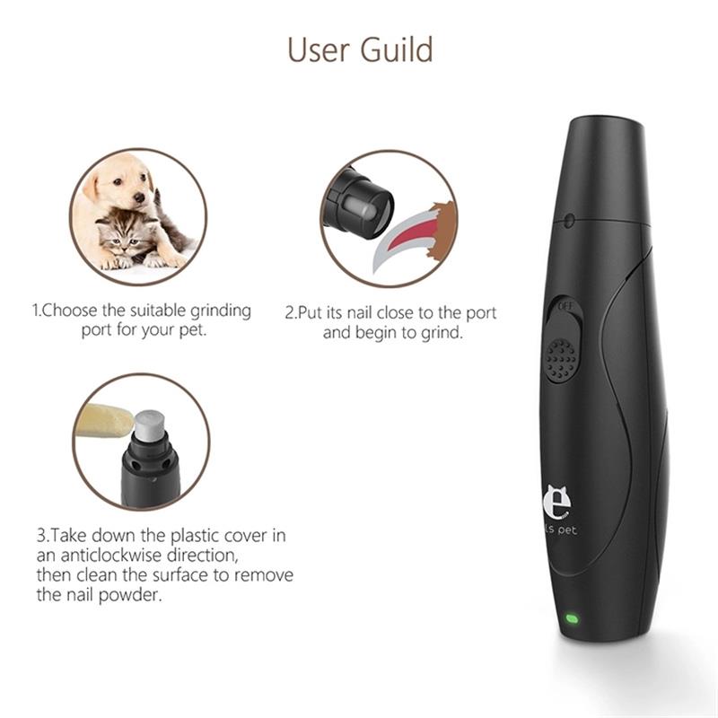 ELS USB Rechargeable Pet Paws Nail Care Device