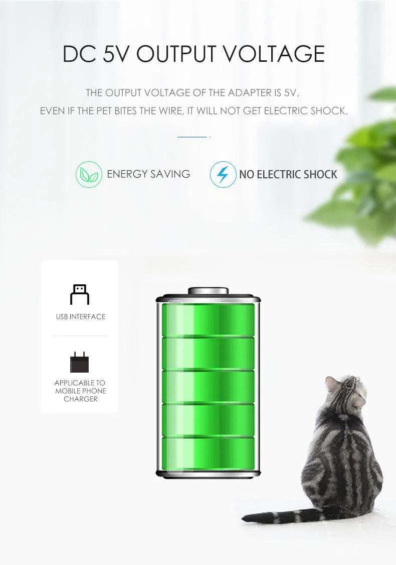 2.5L Automatic Cat Water Dispenser Pet Water Fountain