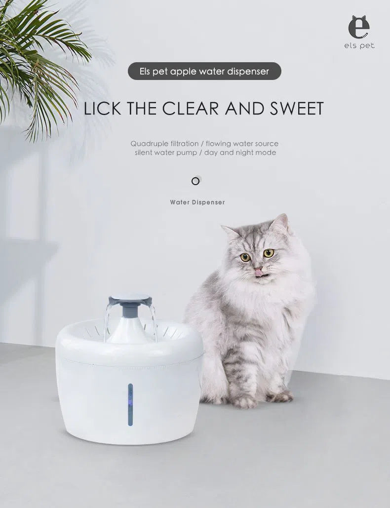 2.5L Automatic Cat Water Dispenser Pet Water Fountain