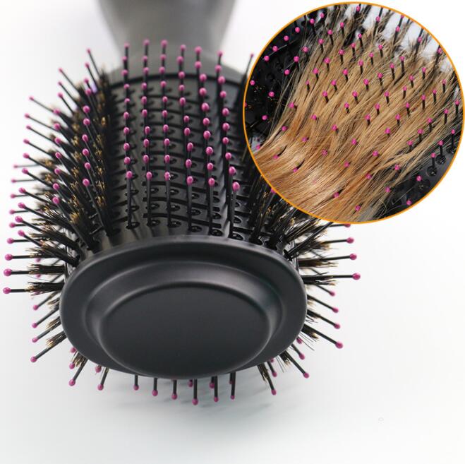 One-Step Electric Hair Dryer Comb Multifunctional Comb Straightener Hair Curling - The Online Oasis