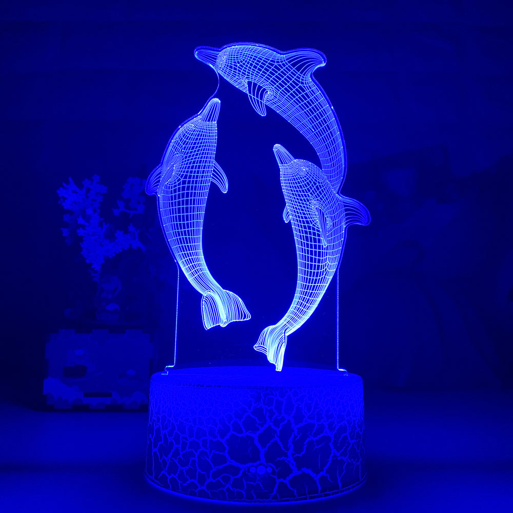 Remote Touch Control 3D LED Night Light - The Online Oasis