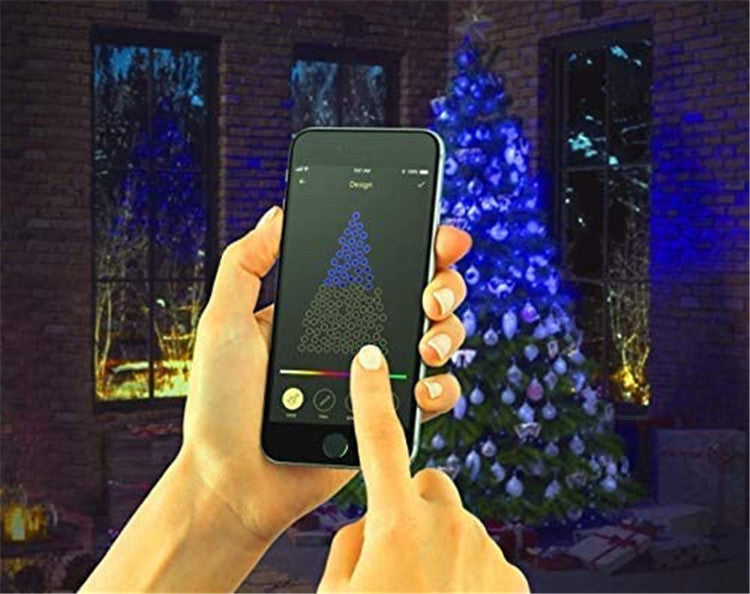 Bluetooth point control Christmas decoration lights - The Online Oasis