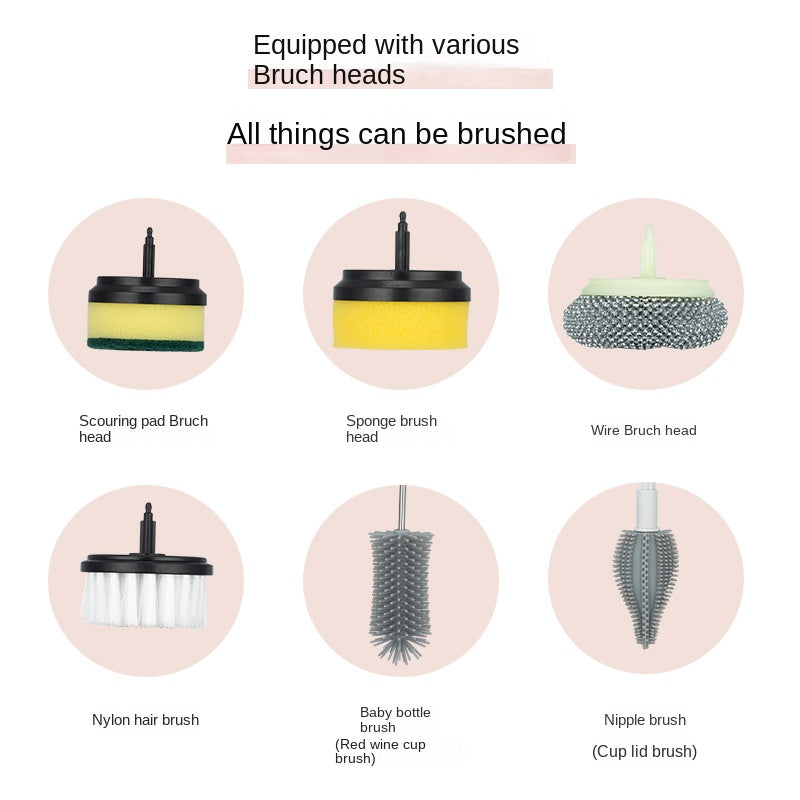 Handheld Electric Cleaning Brush Multifunctional Cleaning Ball - The Online Oasis