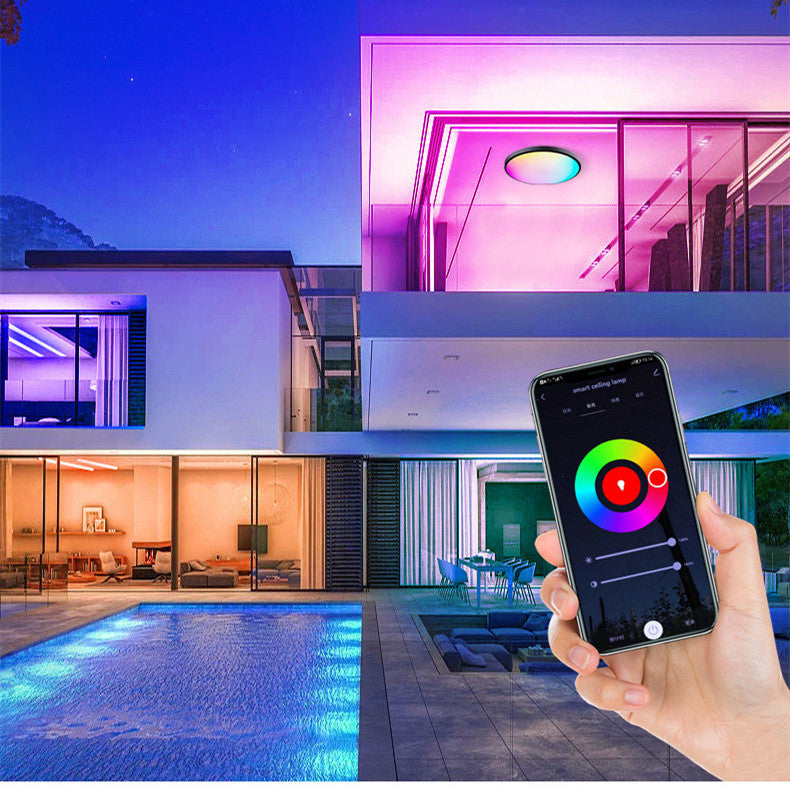 Smart Graffiti APP Bluetooth Voice Ceiling Light - The Online Oasis