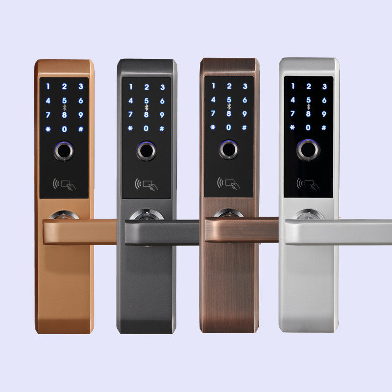 Bedroom wooden door fingerprint lock - The Online Oasis