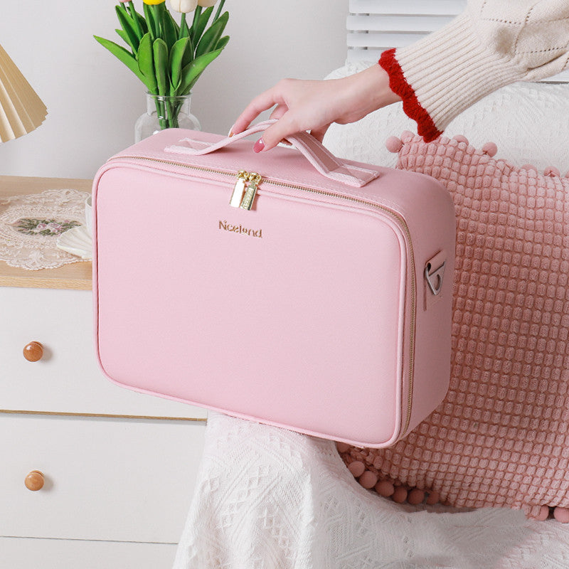 Smart LED Cosmetic Travel Case With Mirror - The Online Oasis