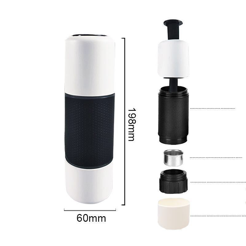 Manual Coffee Maker Machine Hand Pressure Portable Capsules Coffee Machine - The Online Oasis