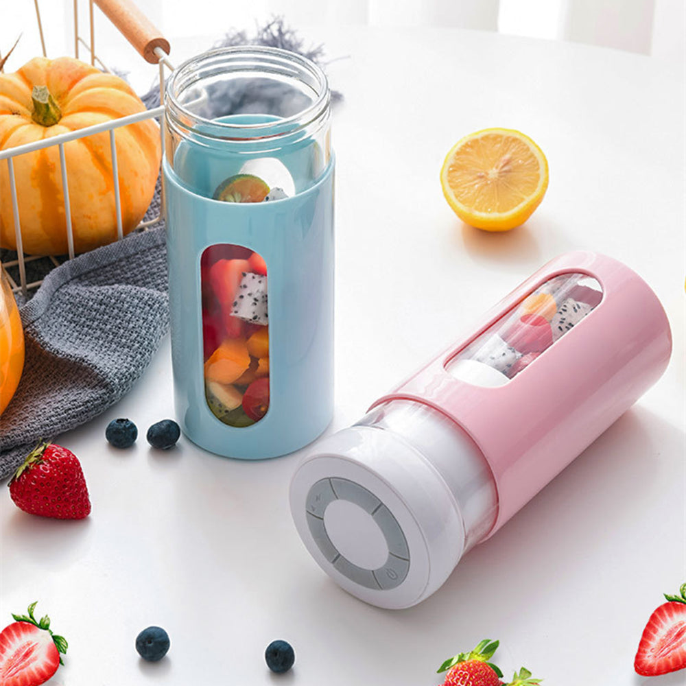 Portable Blender Electric Fruit Juicer USB Rechargeable Smoothie Blender Mini Fruit Juice Maker Handheld Kitchen Mixer Vegetable Blenders - The Online Oasis