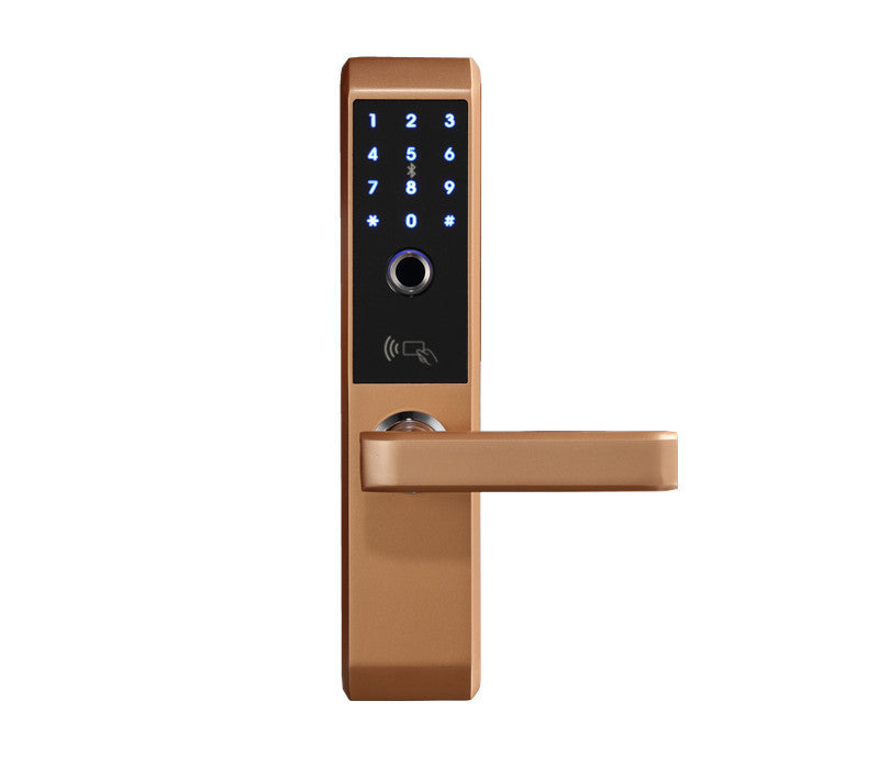 Bedroom wooden door fingerprint lock - The Online Oasis