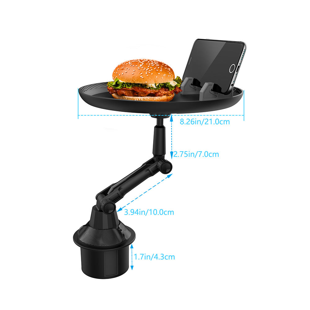 Car Food Tray With Adjustable Extendable Base - The Online Oasis