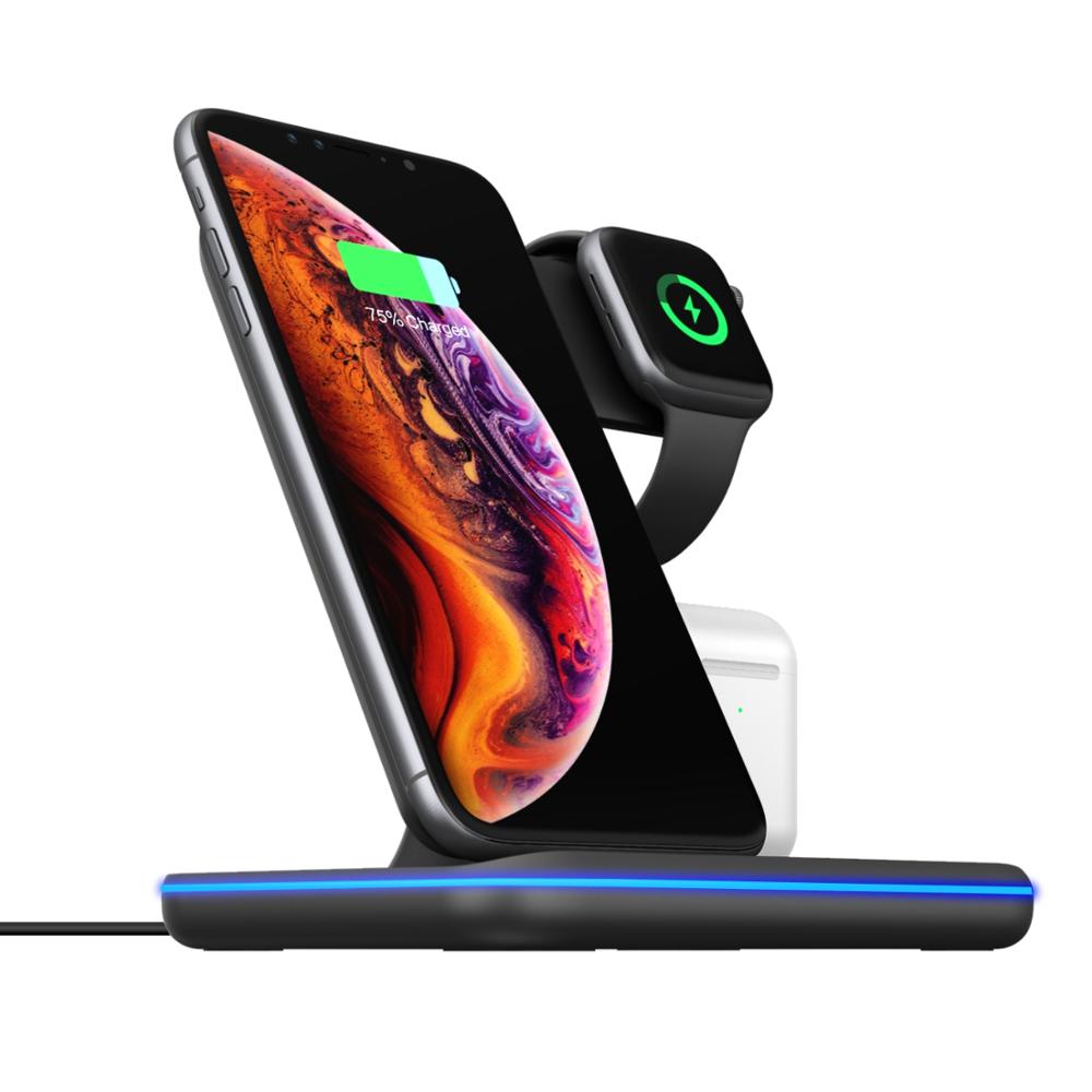 3 In 1 Wireless Charger Stand - The Online Oasis