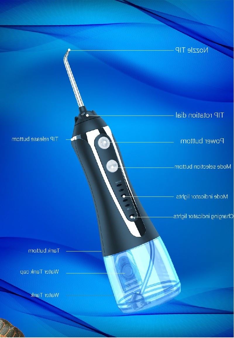 AG Portable Oral Irrigator Rechargeable Water Flosser - The Online Oasis