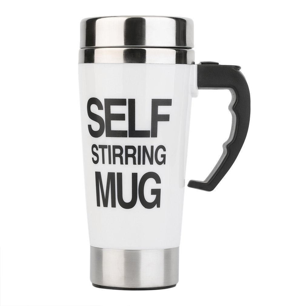 Self Stirring Stainless Steel Mug - The Online Oasis