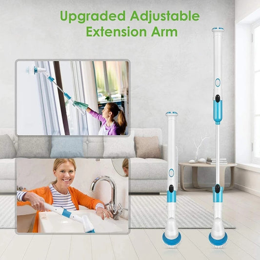 Adjustable Electric Cleaning Brush & Tool Set - The Online Oasis