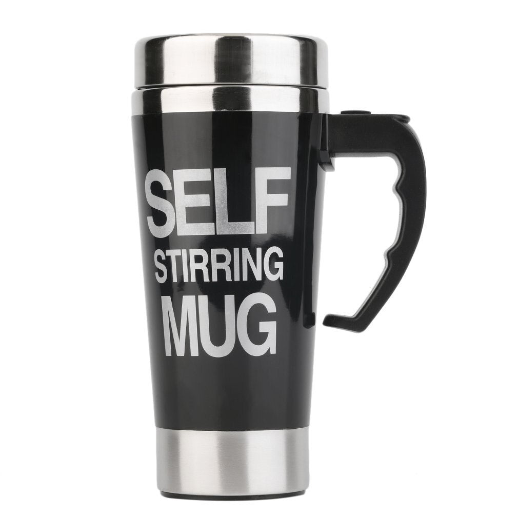 Self Stirring Stainless Steel Mug - The Online Oasis