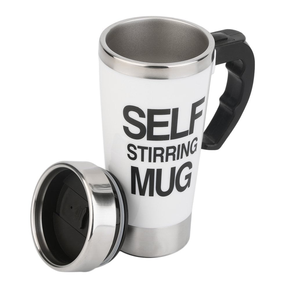 Self Stirring Stainless Steel Mug - The Online Oasis