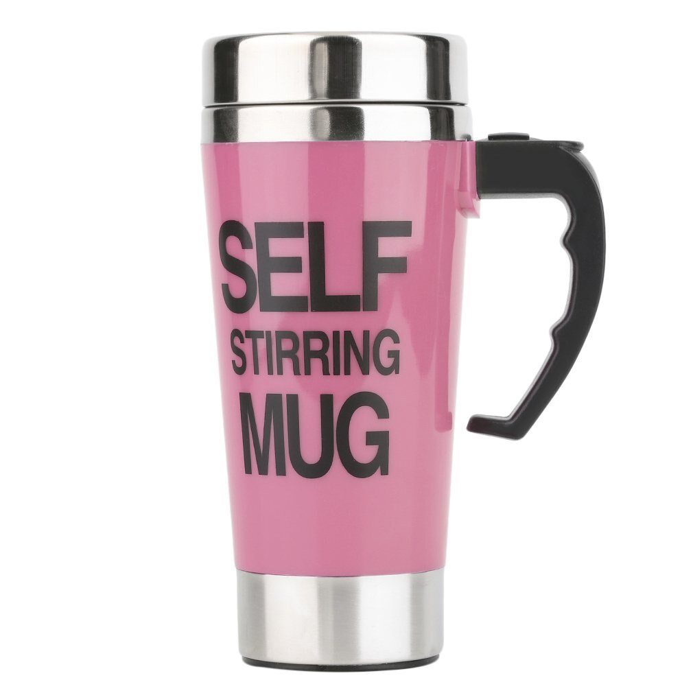 Self Stirring Stainless Steel Mug - The Online Oasis