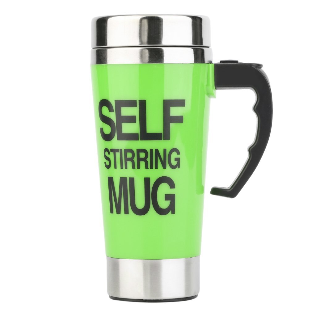 Self Stirring Stainless Steel Mug - The Online Oasis