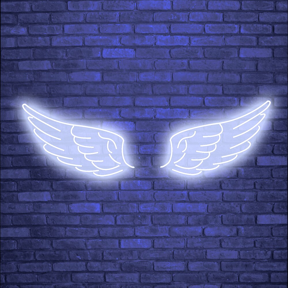 LED Angel Wings Neon Sign - The Online Oasis