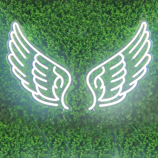 LED Angel Wings Neon Sign - The Online Oasis