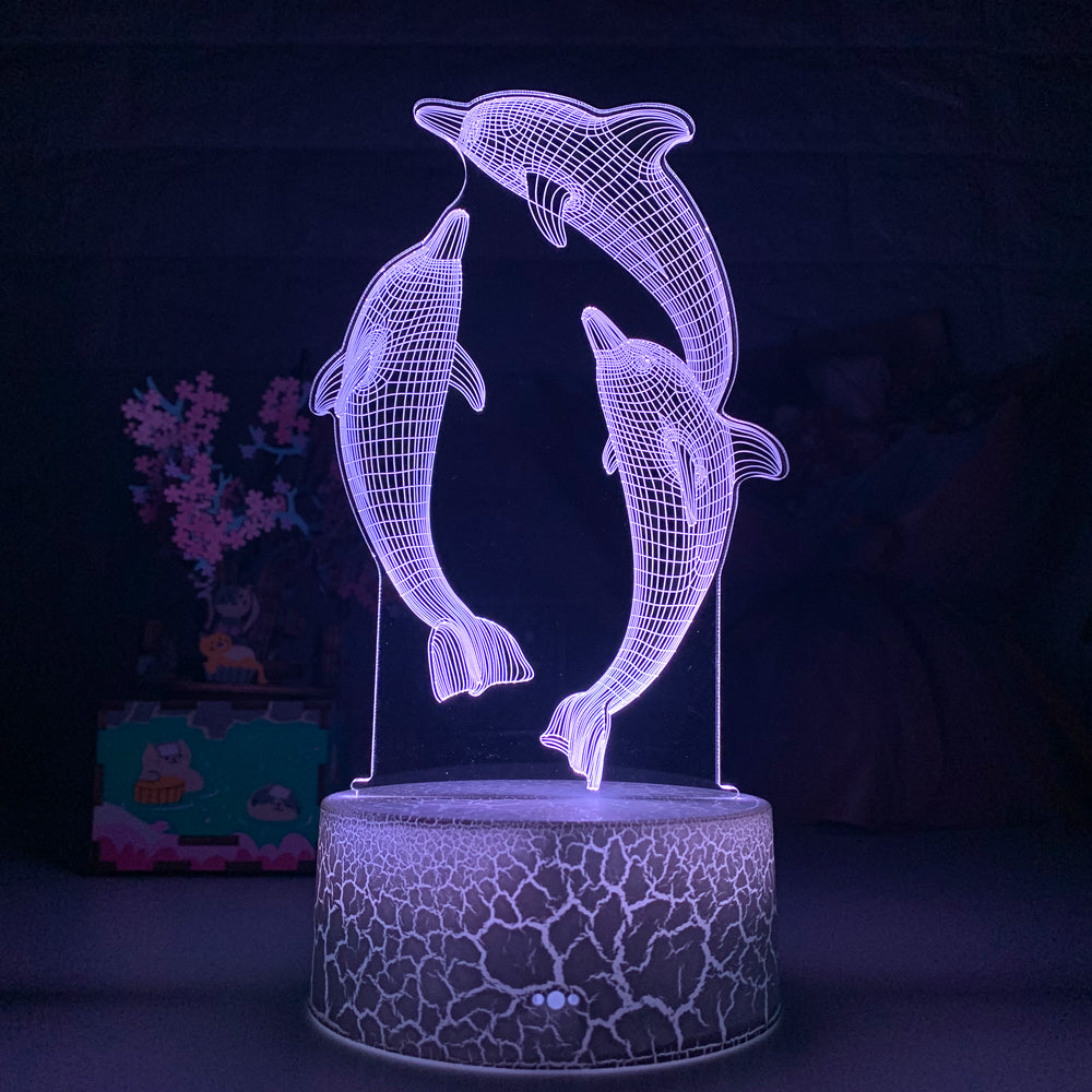 Remote Touch Control 3D LED Night Light - The Online Oasis