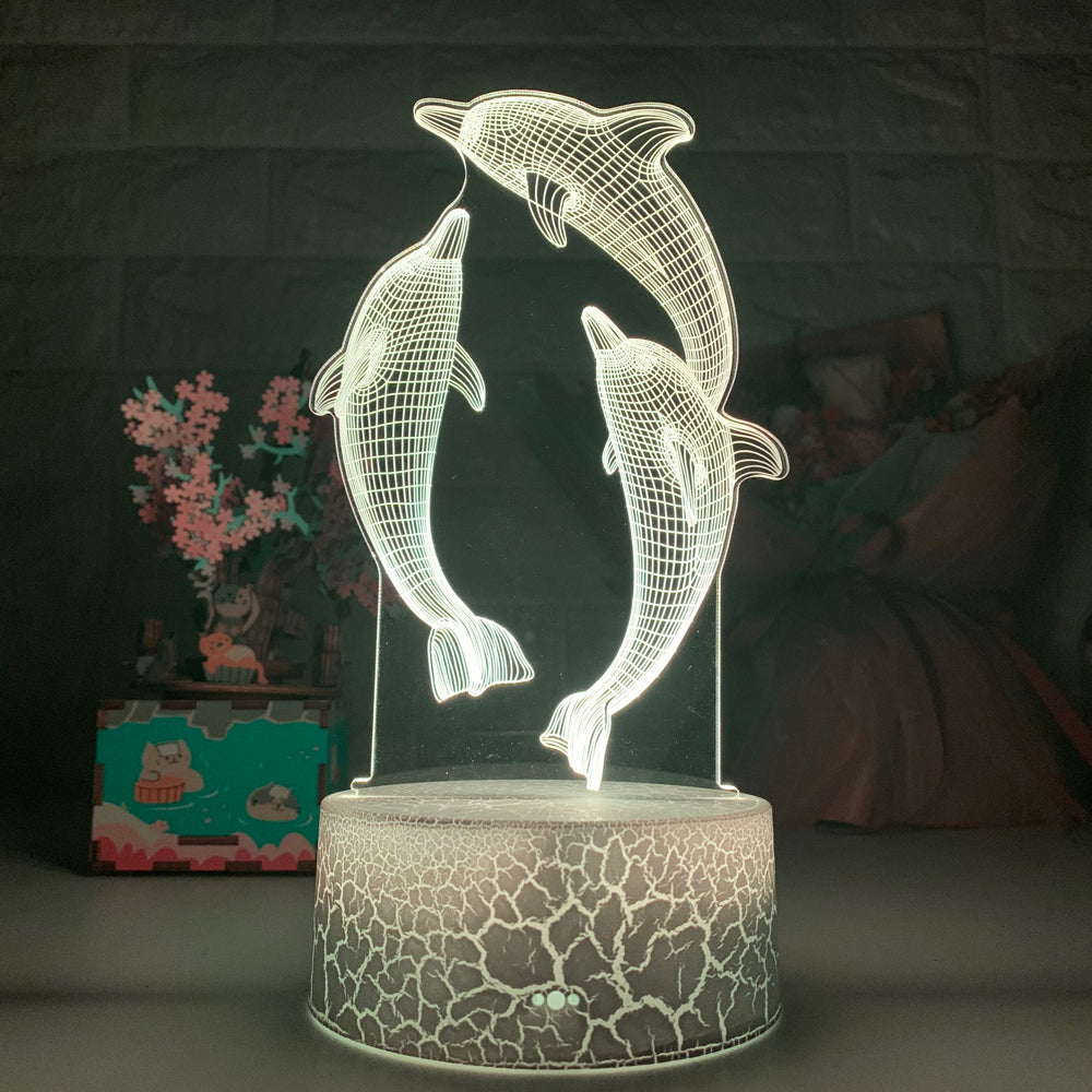 Remote Touch Control 3D LED Night Light - The Online Oasis