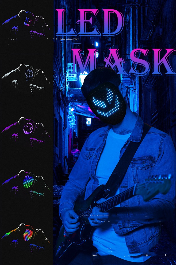 LED Glowing Halloween Mask - The Online Oasis