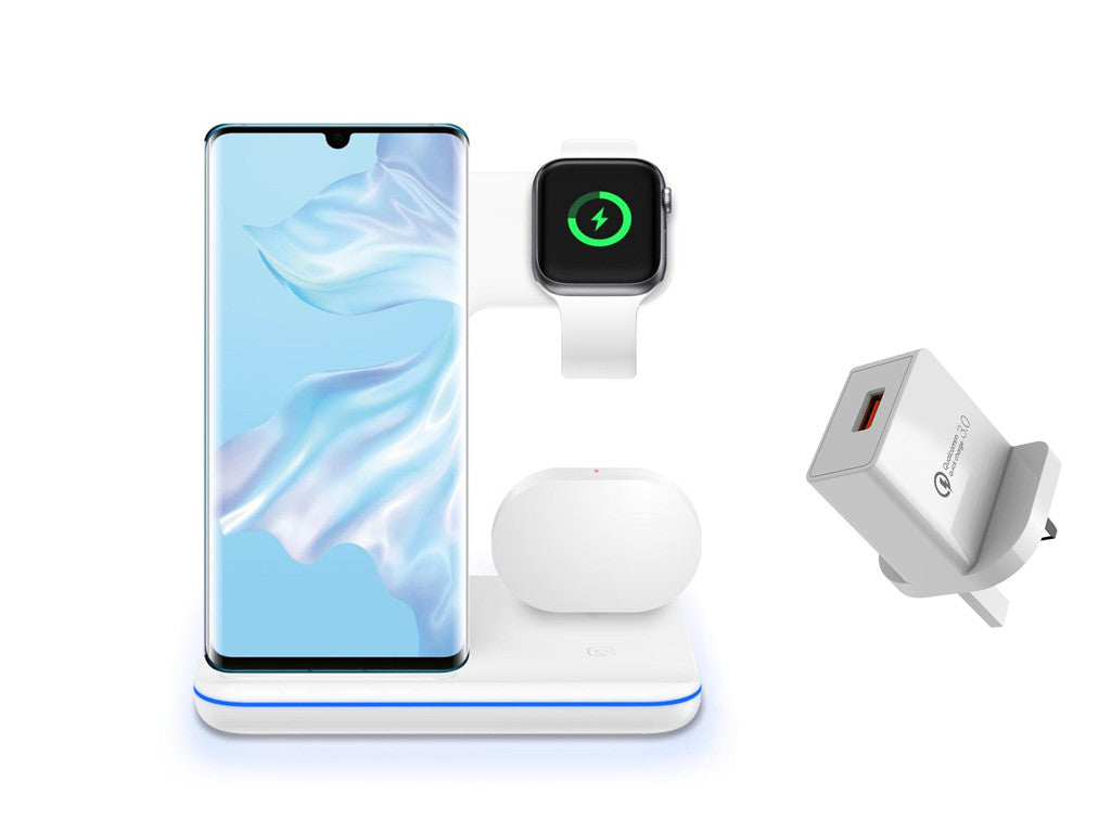 3 In 1 Wireless Charger Stand - The Online Oasis