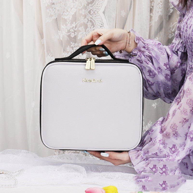 Smart LED Cosmetic Travel Case With Mirror - The Online Oasis