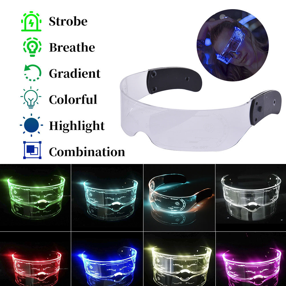 LED Luminous Glasses Christmas Party Goggles - The Online Oasis